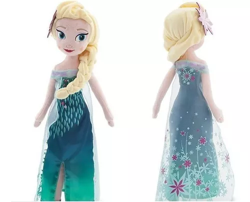 Boneca Pelúcia Princesa Do Gelo Elsa Frozen Brinquedo