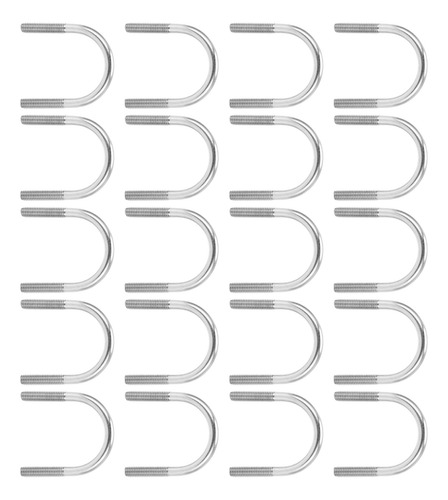 Juego De 20 Piezas En Forma De U De Acero Inoxidable 304 M6x