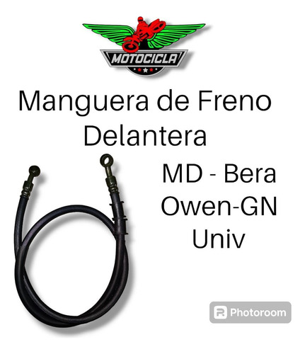 Manguera De Freno Delantera Md - Bera Owen-gn Universal 