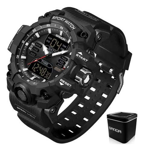 Reloj De Electrónico Con Alarma Deportiva Impermeable Hombre