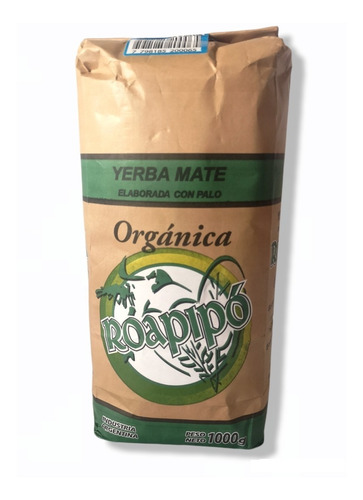 6kg Yerba Mate Roapipó Tradicional Orgánico 6 Envases X 1kg