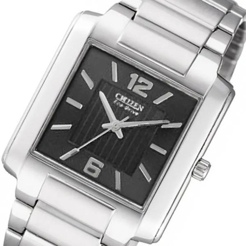 Imagen 2 de 5 de Reloj Citizen Unisex Bj6431-56 Acero Ecodrive Cristal Zafiro