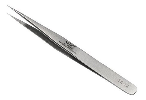 Pinza Vetus Ts-15 Recta P/ Extensión De Pestañas 