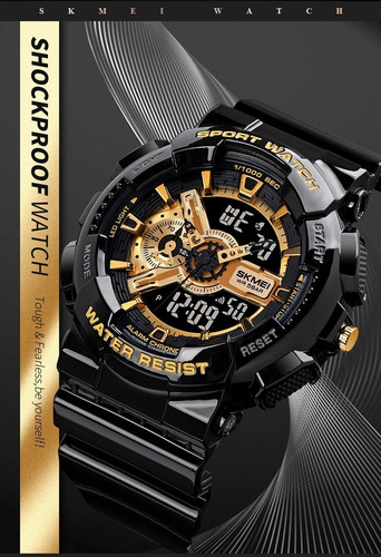 Imagen 7 de 7 de Reloj Skmei Hombre Mujer Cronometro Sumergible Deportivo