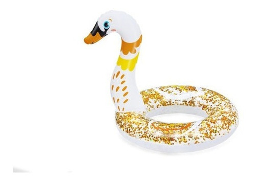 Salvavidas Flotador Inflable Cisne Glitter Bestway 36306