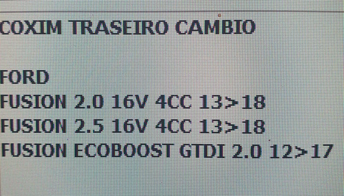 Imagem 3 de 3 de Coxim Traseiro Do Cambio Ford Fusion