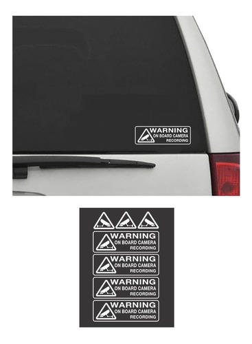 Dash Cam Kit De Stickers Para Autos Advertencia Disuasión 3