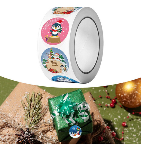 L Rollo De Pegatinas Navideñas, Pegatinas Navideñas Estilo A