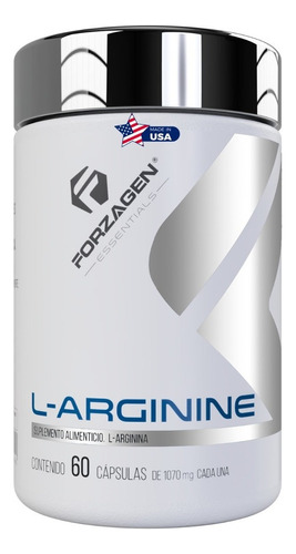 Forzagen Essentials L-arginine 60 Caps | Vasodilatador Sabor Sin sabor