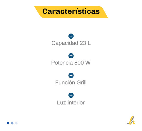 Imagen 3 de 10 de Microondas Con Grill Samsung 23 Litros Mg23f3k3tak Negro Lh