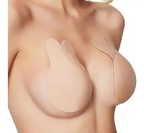 Copas Invisibles Push Up Adhesivas Bra Transparente Piel Cuotas