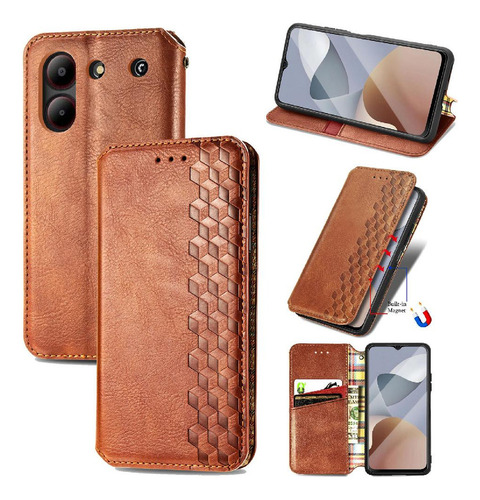 Funda For Zte A54 Funda De Cuero Con Diseño De Moda