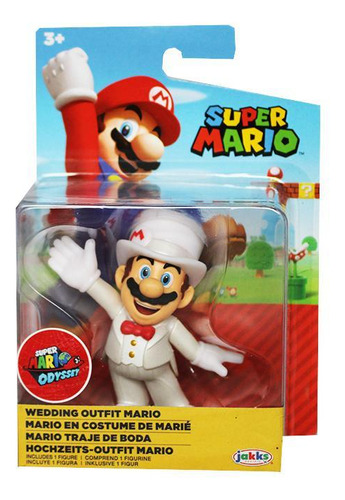 Boneco Mario Wedding Outfit Traje De Boda 7 Cm Candide