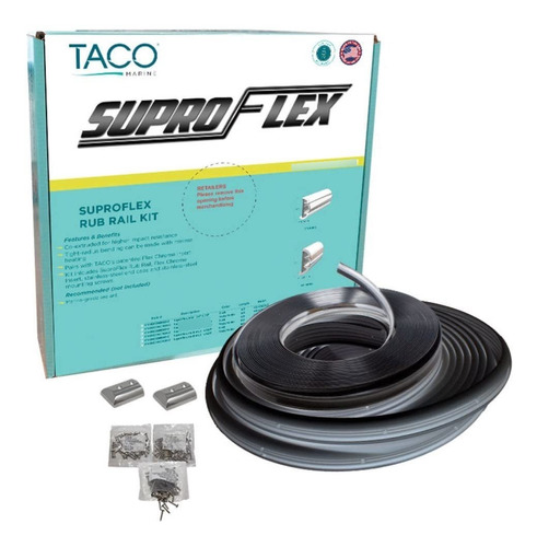 Taco Marine Bbk- Suproflex Kit Riele Frotamieno Negro