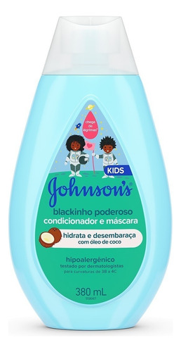 Condicionador Infantil Johnson's Blackinho Poderoso 380ml