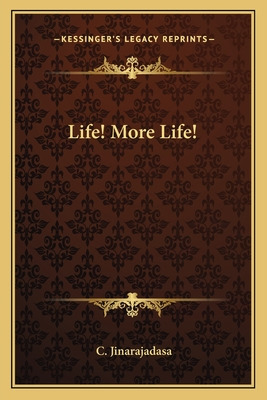 Libro Life! More Life! - Jinarajadasa, C.