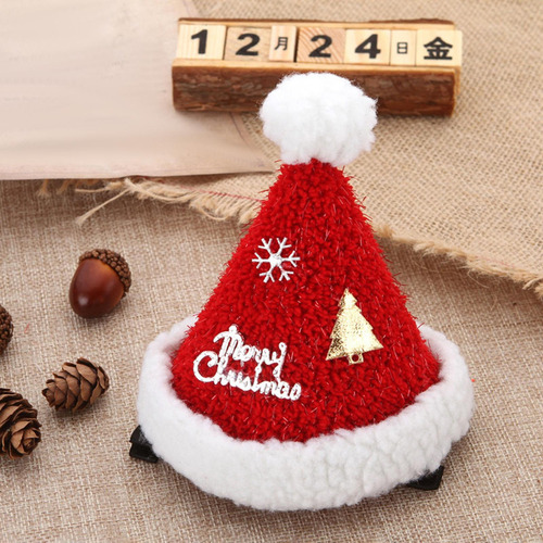 # Sombrero De Navidad, Tocado Con Horquillas, Tocado