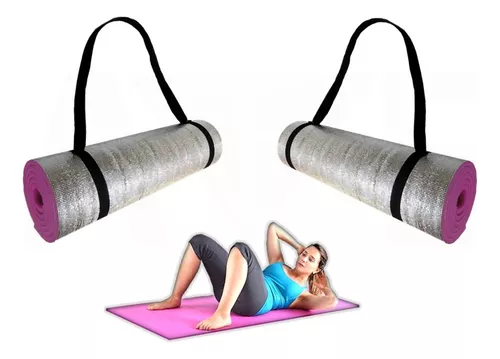 Colchoneta Yoga Mat Pilates Gruesa X2 Unds Para Ejercicio