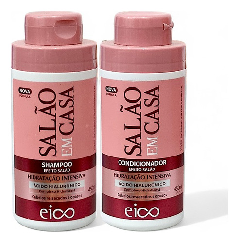 Kit Shampoo E Condicionador Eico Salão Em Casa 450ml