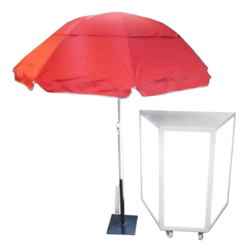 Carro, Mueble, Modulo, Mesa, Para Valet Parking Luminoso