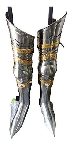 Arma Y Armadura - Medieval Larp New Armour Full Leg Guard Pa