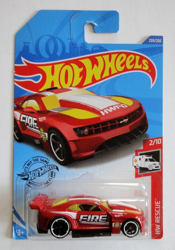 Hot Wheels 2020, '11 Custom Camaro - 239/250 - ( Rojo )