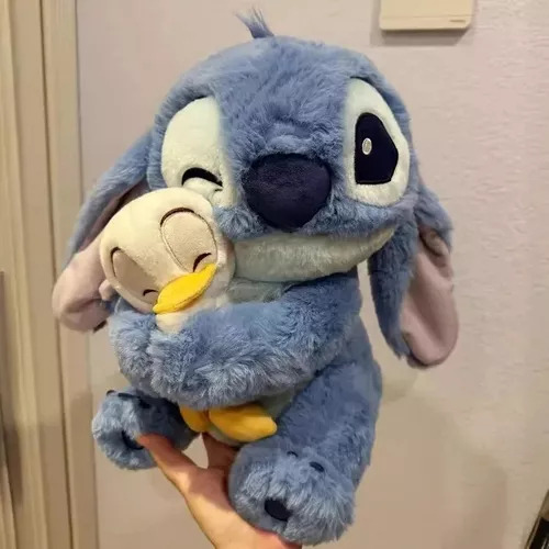 Peluche Stitch Guiño Abrazando A Un Pato Lilo & Stitch,1pc