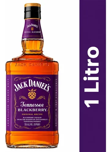 Whisky Jack Daniel's Blackberry 1L Importado | MercadoLivre