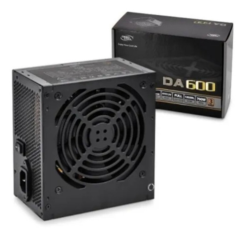 Imagen 1 de 1 de Fuente de alimentación para PC Deepcool DA600 600W black 100V/240V