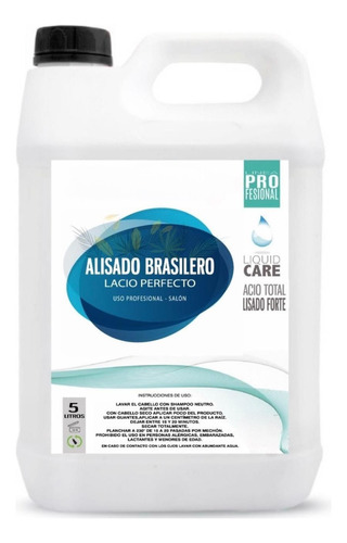 Alisado Brasilero X 5 Litros Extra Brilló Lacio Perfecto