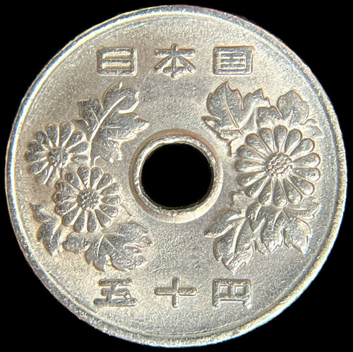 Japon, 50 Yen, 1998. Akihito. Sin Circular