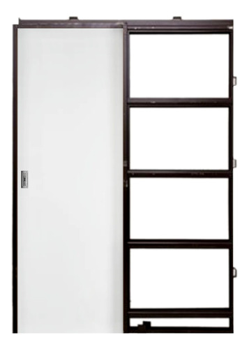 Puerta Corrediza Embutir Oblak Practika Blanco Mch 70x10