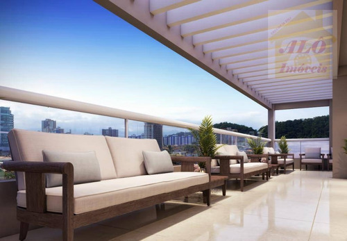 Apartamento Com 3 Dormitórios À Venda, 95 M² Por R$ 529.900,00 - Canto Do Forte - Praia Grande/sp - Ap3355