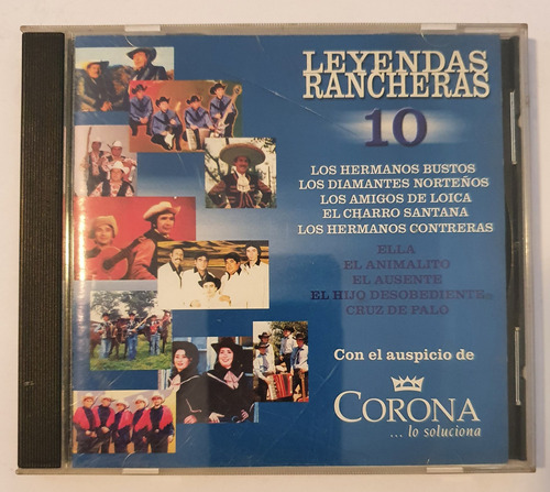 Cd Compilado | Leyendas Rancheros 10 (los Hermanos Bustos, L