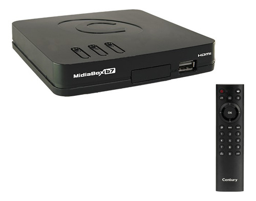 Conversor de áudio e vídeo Century MidiaBox B7 preto - 100V/240V