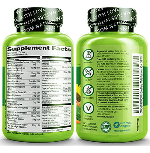 Naturelo Una Multivitamínica Diaria Para Hombres 50+ Gj52v