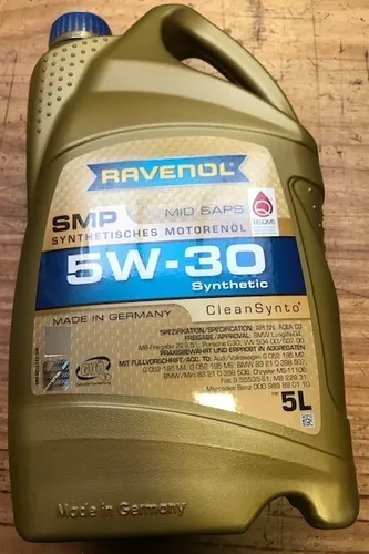 Aceite Ravenol 5w30 Smp De 5l