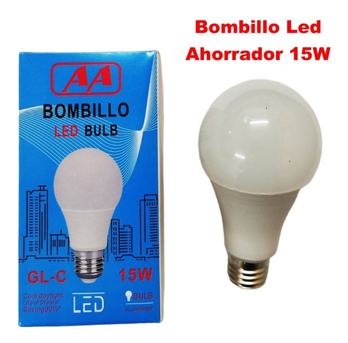 Bombillo Led 15w Rosca Hogargalpon Almacen Alta Iluminacion 