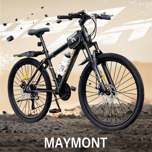 Bicicleta r26 de montaña frenos disco amortiguadores 21 velocidades ajustable Alarconty