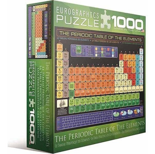 1000 Pieza Rompecabezas Eurographics-la tabla periódica de los elementos 