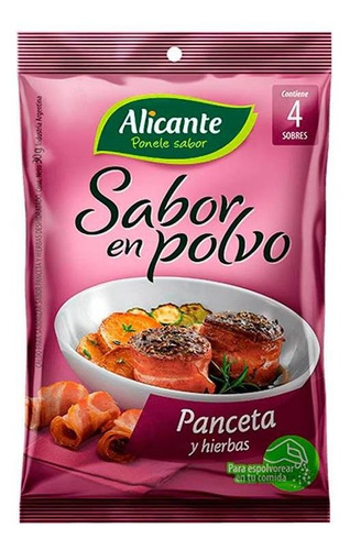 Saborizado  Panceta Hierba  12x7,5 Gr Alicante Caldos Y Sop