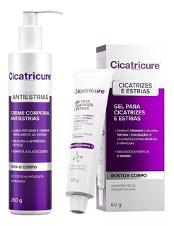 Cicatricure Linha Antiestrias Gel 60g + Creme Corporal 250g