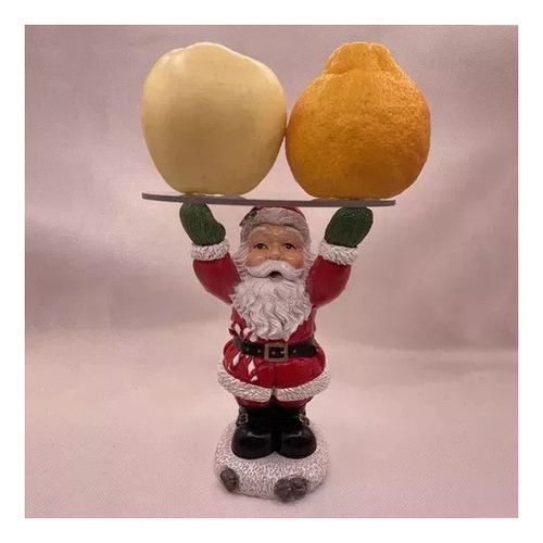 X Bandeja De Escultura De Papai Noel, Decoração De Mesa