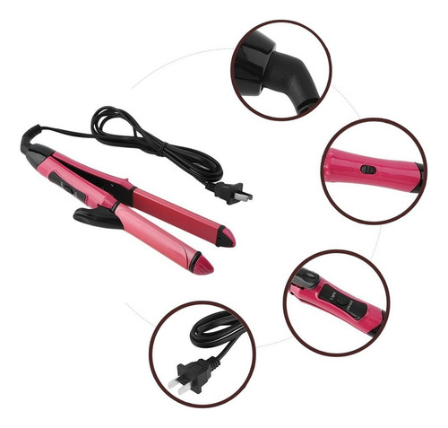 Para Zfb Plancha De Pelo 2 En 1 Plancha Y Rizador De Pelo