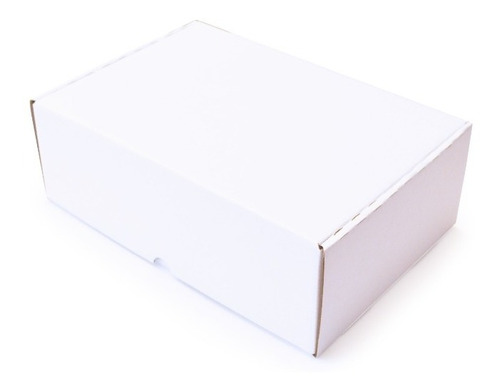 100 Mailbox 20x30x10 Caja Envios Carton Blanco Zapatos Tenis