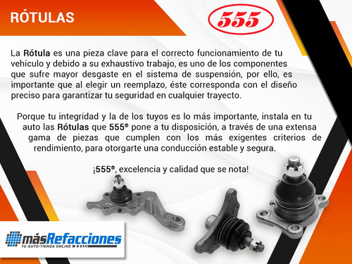 Par Rótulas Delanteras Superiores B1600 L4 1.6l 1977-1984