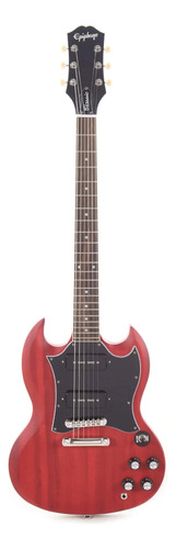Guitarra Eléctrica EpiPhone Sg Classic Worn P-90s Cherry