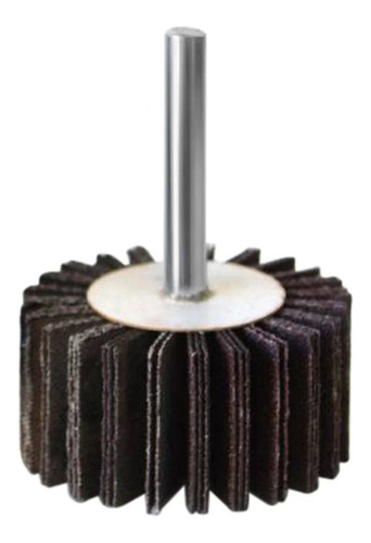 Mini Roda De Lixa Com Haste 25mm X 20mm Gr60 10 Peças