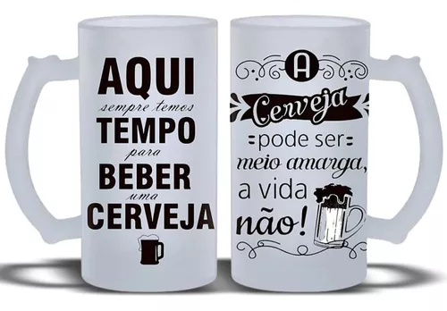 Caneca De Chopp Personalizada Vidro - Arte Personalizada