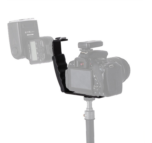 Bracket Tipo L Para Cámara Soporte Flash Lámpara Para Tripie